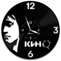 Настенные часы из виниловой пластинки "В.Цой" №2 Vinyl Lab