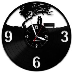Настенные часы из виниловой пластинки "Свидание" №1 Vinyl Lab