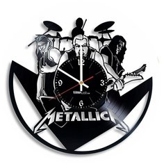 Настенные часы из виниловой пластинки "Metallica" №4 Vinyl Lab