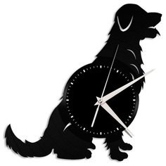 Настенные часы из виниловой пластинки "Ретривер" Vinyl Lab