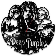 Настенные часы из виниловой пластинки "Deep Purple" Vinyl Lab