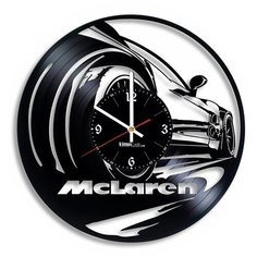 Настенные часы из виниловой пластинки "McLaren" №4 Vinyl Lab