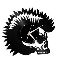 Настенные часы из виниловой пластинки "Панк" Vinyl Lab
