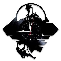 Настенные часы из виниловой пластинки "Альпинизм" №3 Vinyl Lab
