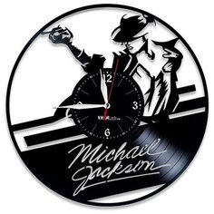 Настенные часы из виниловой пластинки "Michael Jackson" №5 Vinyl Lab