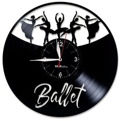 Настенные часы из виниловой пластинки "Балет" №3 Vinyl Lab