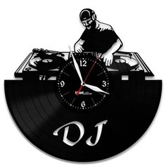 Настенные часы из виниловой пластинки "DJ" №4 Vinyl Lab