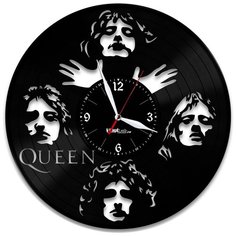 Настенные часы из виниловой пластинки "Queen" №4 Vinyl Lab