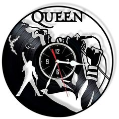 Настенные часы из виниловой пластинки "Queen" №2 Vinyl Lab