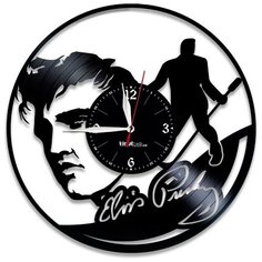 Настенные часы из виниловой пластинки "Элвис Пресли" №1 Vinyl Lab