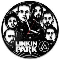 Настенные часы из виниловой пластинки "Linkin Park" №2 Vinyl Lab