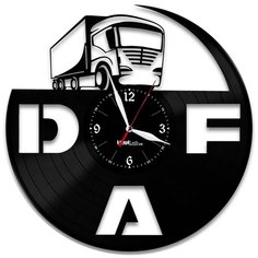 Настенные часы из виниловой пластинки "DAF" Vinyl Lab