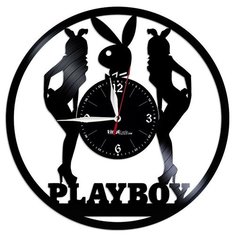 Настенные часы из виниловой пластинки "PlayBoy" Vinyl Lab