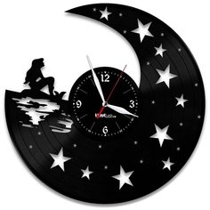 Настенные часы из виниловой пластинки "Русалка" Vinyl Lab