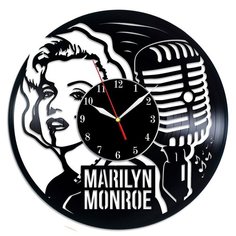 Настенные часы из виниловой пластинки "Marilyn Monroe" Vinyl Lab