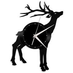 Настенные часы из виниловой пластинки "Олень" Vinyl Lab