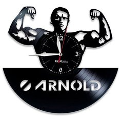 Настенные часы из виниловой пластинки "Arnold" Vinyl Lab