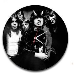 Настенные часы из виниловой пластинки "AC/DC" Vinyl Lab