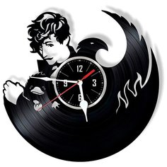 Настенные часы из виниловой пластинки "Фантастические твари" Vinyl Lab