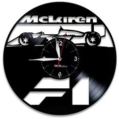 Настенные часы из виниловой пластинки "McLaren" №1 Vinyl Lab