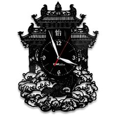 Настенные часы из виниловой пластинки "Китай" Vinyl Lab