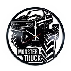 Настенные часы из виниловой пластинки "Monster Truck" Vinyl Lab