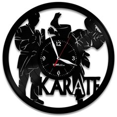 Настенные часы из виниловой пластинки "Каратэ" №1 Vinyl Lab