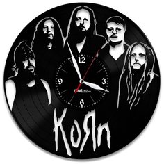 Настенные часы из виниловой пластинки "Korn" Vinyl Lab