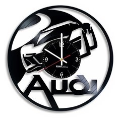 Настенные часы из виниловой пластинки "Audi" №3 Vinyl Lab