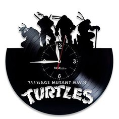 Настенные часы из виниловой пластинки "Turtles" №2 Vinyl Lab