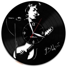 Настенные часы из виниловой пластинки "В.Цой" №4 Vinyl Lab