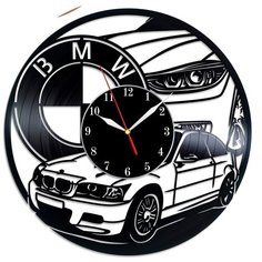 Настенные часы из виниловой пластинки "BMW" №1 Vinyl Lab
