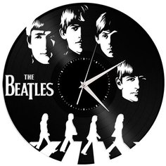 Настенные часы из виниловой пластинки "The Beatles" №1 Vinyl Lab