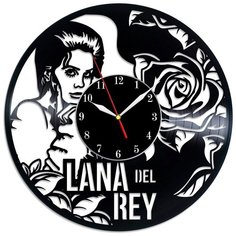 Настенные часы из виниловой пластинки "Lana Del Rey" №1 Vinyl Lab