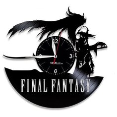 Настенные часы из виниловой пластинки "Final Fantasy" Vinyl Lab