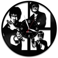 Настенные часы из виниловой пластинки "Брюс Ли" Vinyl Lab