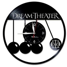 Настенные часы из виниловой пластинки "Dream Theater" Vinyl Lab