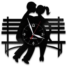 Настенные часы из виниловой пластинки "Свидание" №2 Vinyl Lab