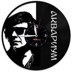 Настенные часы из виниловой пластинки "Аквариум (БГ)" Vinyl Lab