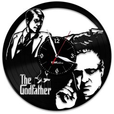 Настенные часы из виниловой пластинки "Крестный отец" Vinyl Lab