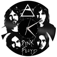 Настенные часы из виниловой пластинки "Pink Floyd" №1 Vinyl Lab
