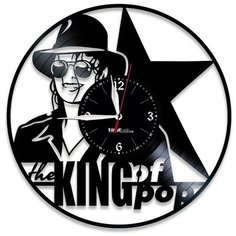 Настенные часы из виниловой пластинки "Michael Jackson" №6 Vinyl Lab