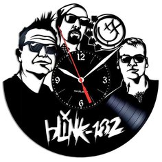 Настенные часы из виниловой пластинки "Blink 182" Vinyl Lab