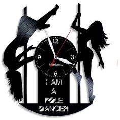 Настенные часы из виниловой пластинки "Pole Dance" №2 Vinyl Lab