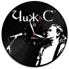 Настенные часы из виниловой пластинки "Чиж и Ко" Vinyl Lab