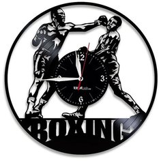 Настенные часы из виниловой пластинки "Бокс" №2 Vinyl Lab