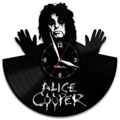 Настенные часы из виниловой пластинки "Alice Cooper" Vinyl Lab