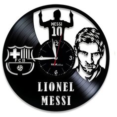 Настенные часы из виниловой пластинки "Месси" №2 Vinyl Lab