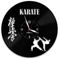 Настенные часы из виниловой пластинки "Каратэ" №2 Vinyl Lab