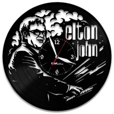 Настенные часы из виниловой пластинки "Элтон Джон" Vinyl Lab